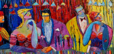 Wieczór w letnim barze