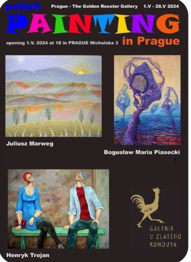 Wystawa Henryka Trojana w galerii U zlateho kohouta